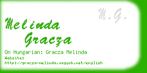 melinda gracza business card